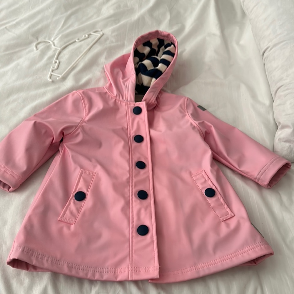Rain coat pink great condition no flaws